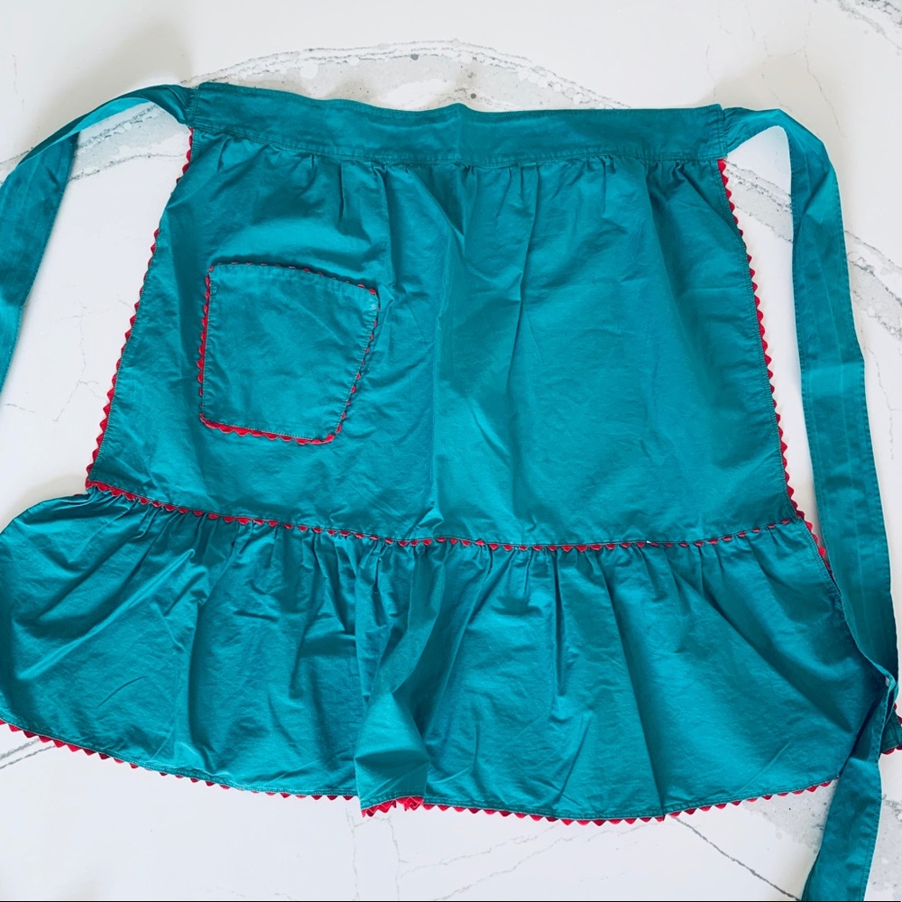 Handmade Christmas Hostess Apron with Pocket